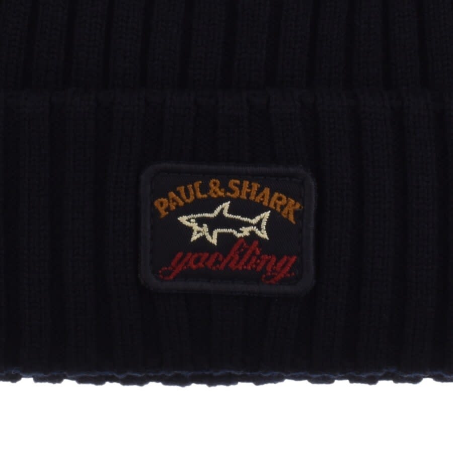 Paul And Shark Beanie Hat Navy 