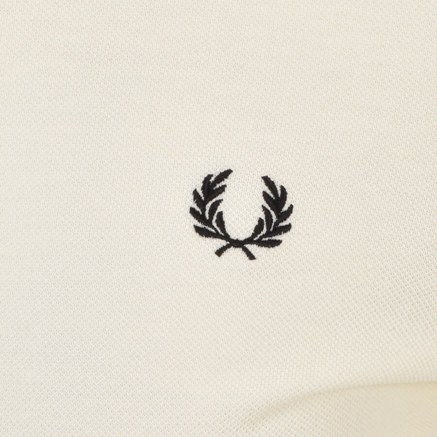 Alternative Image for ProductFred Perry Space Dye Tipped Polo T Shirt Cream3