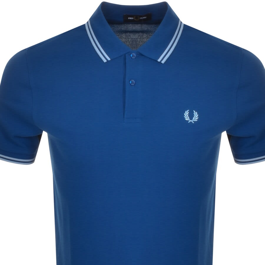 Alternative Image for ProductFred Perry Twin Tipped Polo T Shirt Blue2