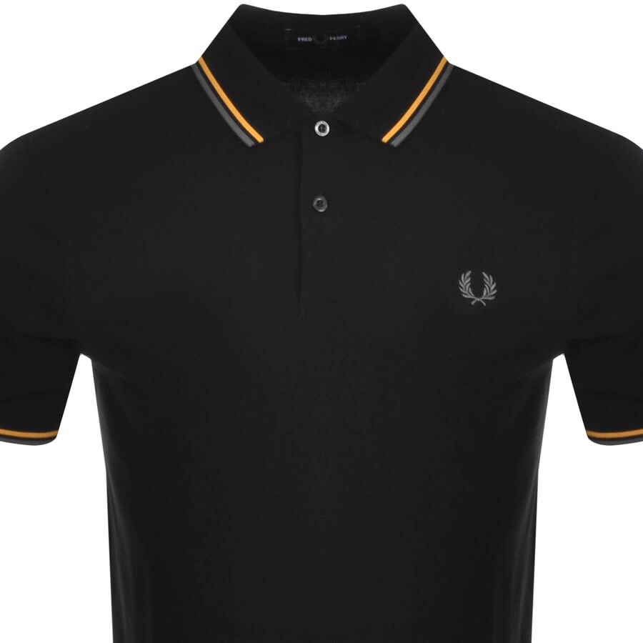 Alternative Image for ProductFred Perry Twin Tipped Polo T Shirt Black2