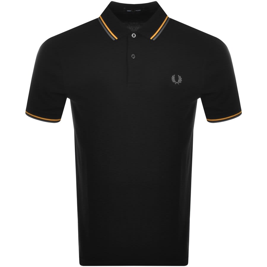 Alternative Image for ProductFred Perry Twin Tipped Polo T Shirt Black1