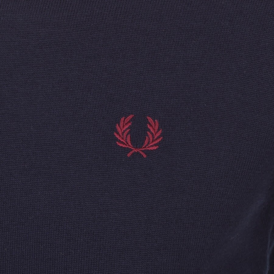 Alternative Image for ProductFred Perry Crew Neck Knit Jumper Navy3