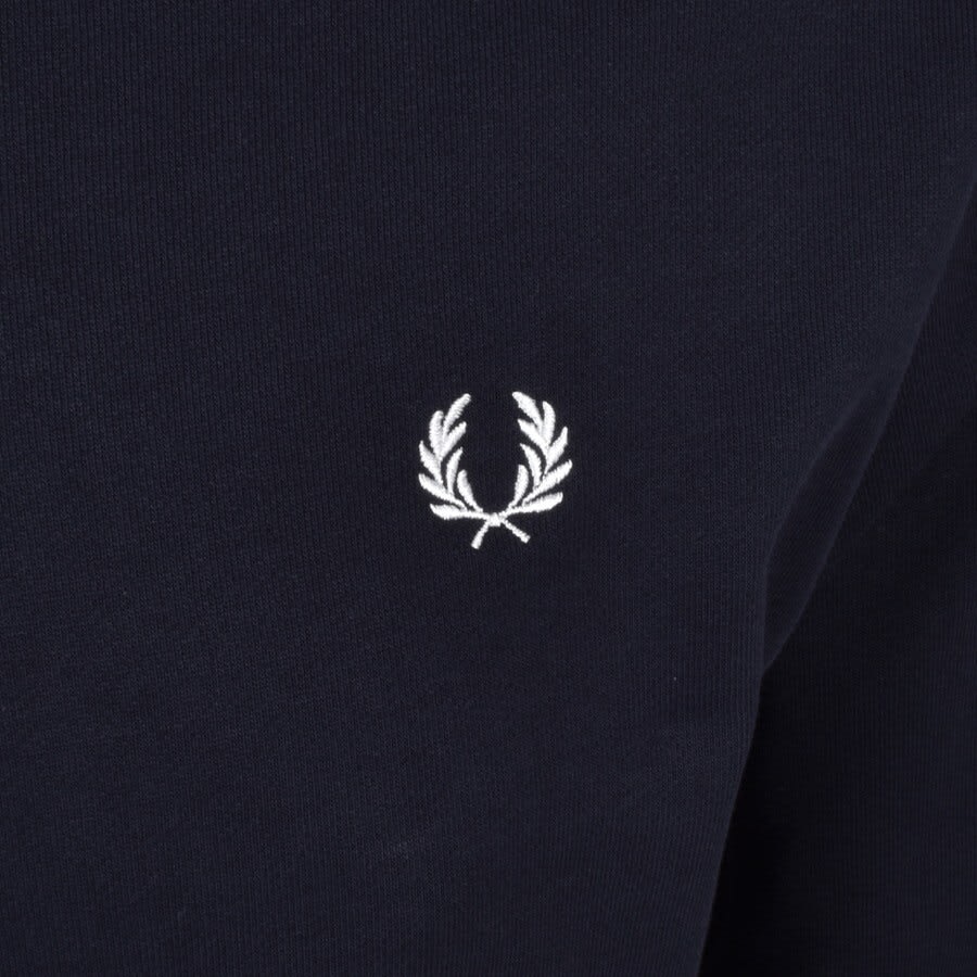 Alternative Image for ProductFred Perry Half Zip Sweatshirt Navy3