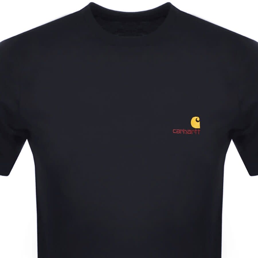Alternative Image for ProductCarhartt American Script T Shirt Navy2