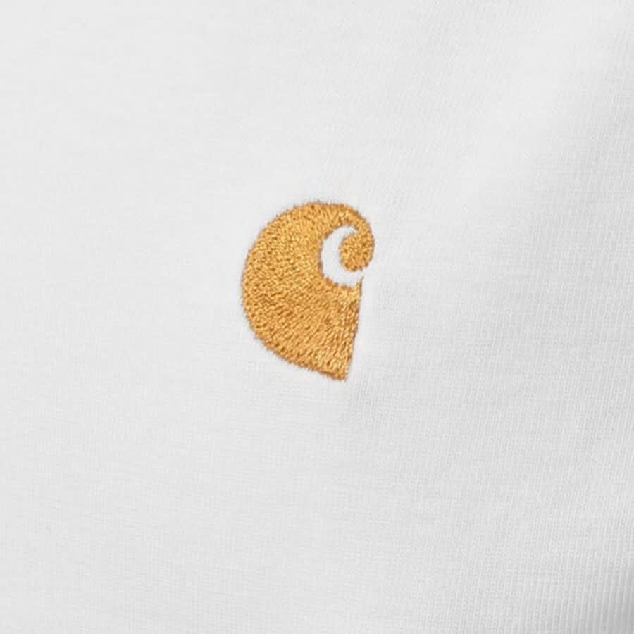 Alternative Image for ProductCarhartt Chase Short Sleeved T Shirt White3