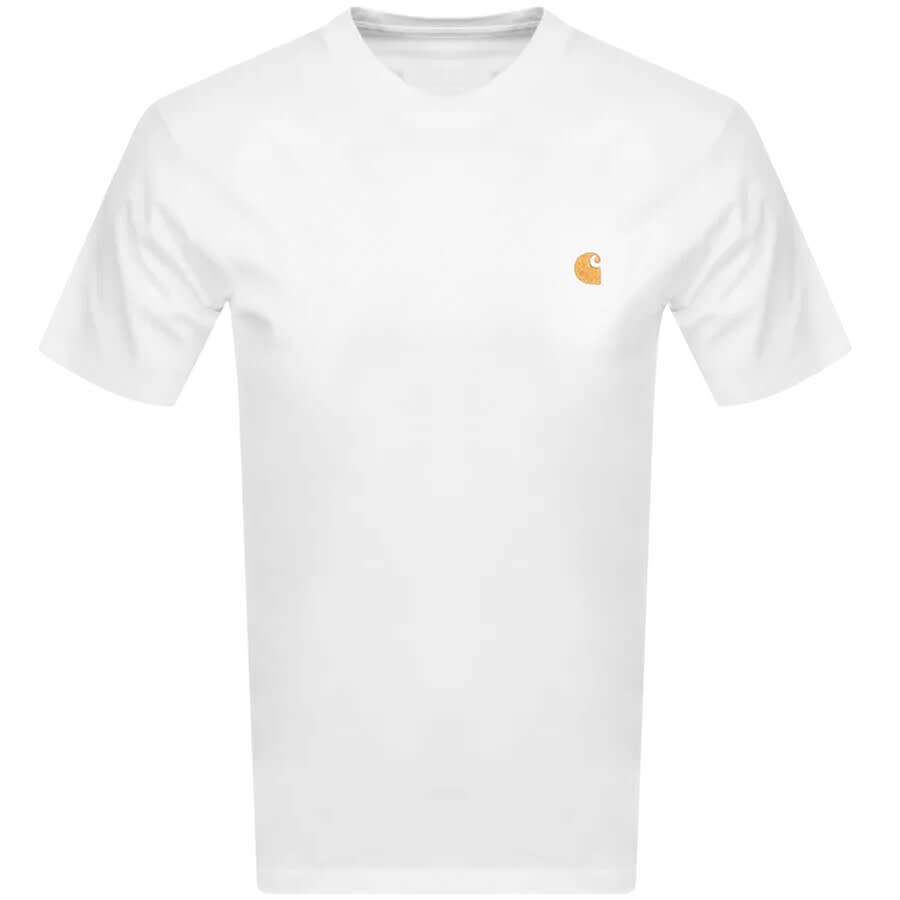Alternative Image for ProductCarhartt Chase Short Sleeved T Shirt White1