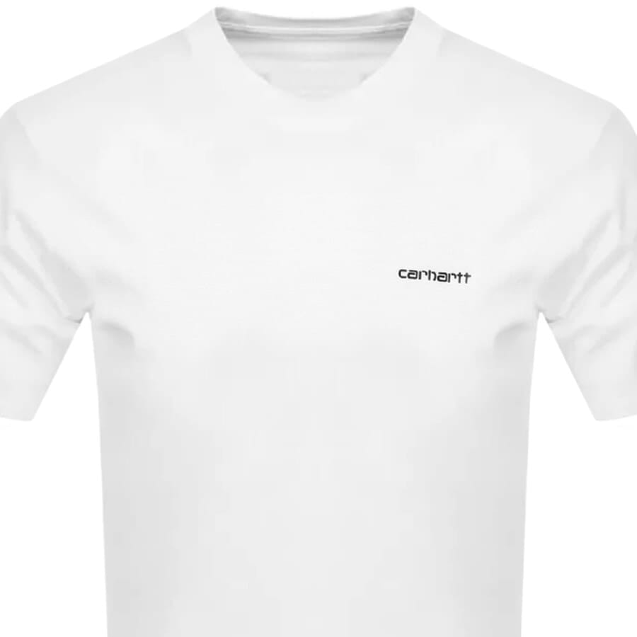 Alternative Image for ProductCarhartt Script Short Sleeved T Shirt White2