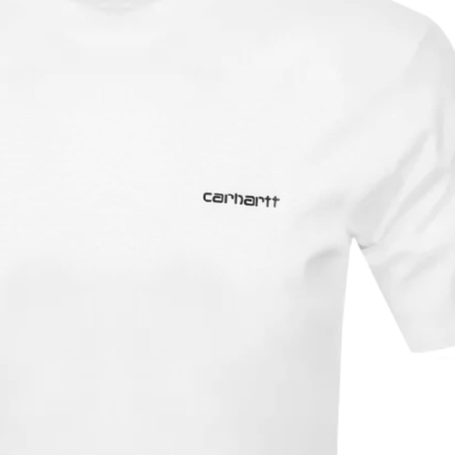 Alternative Image for ProductCarhartt Script Short Sleeved T Shirt White3