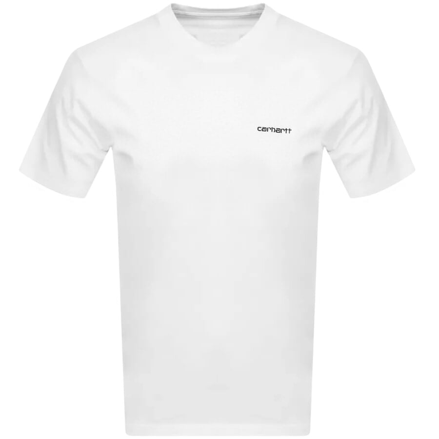 Alternative Image for ProductCarhartt Script Short Sleeved T Shirt White1