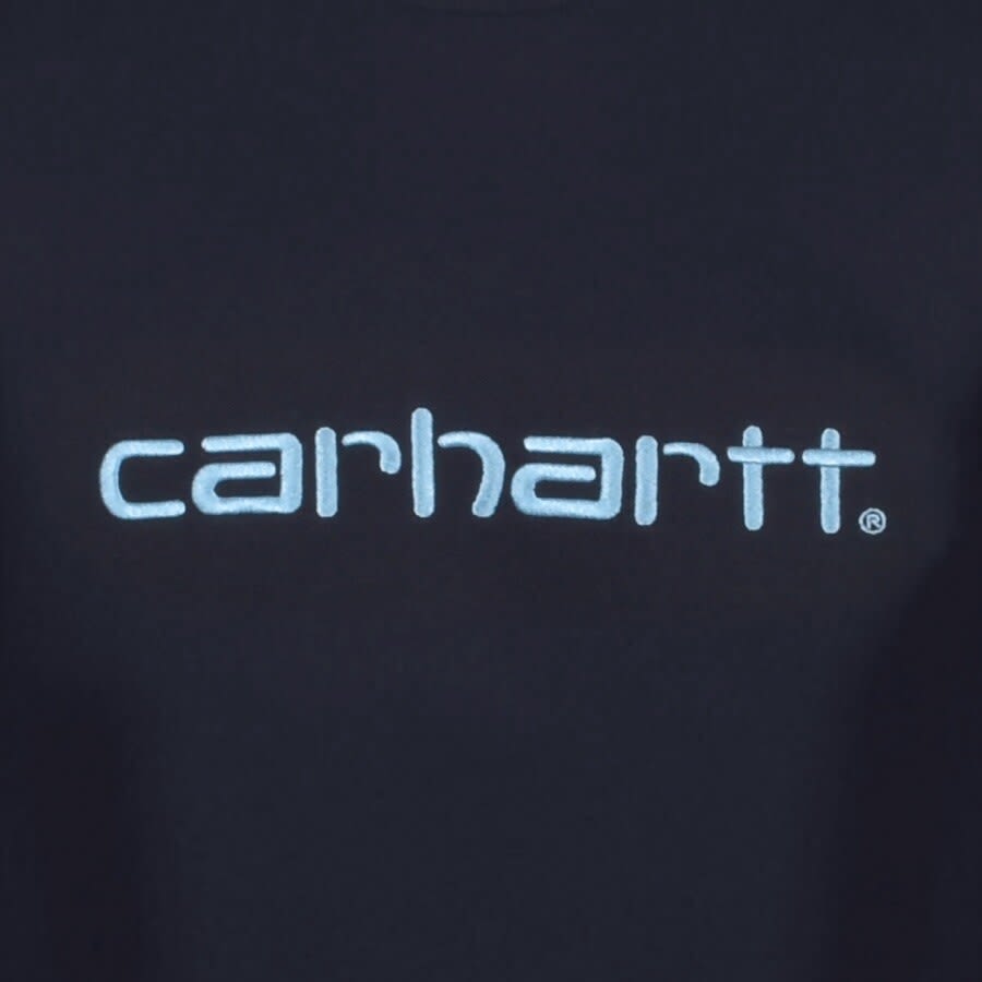 Alternative Image for ProductCarhartt Logo Sweatshirt Navy3
