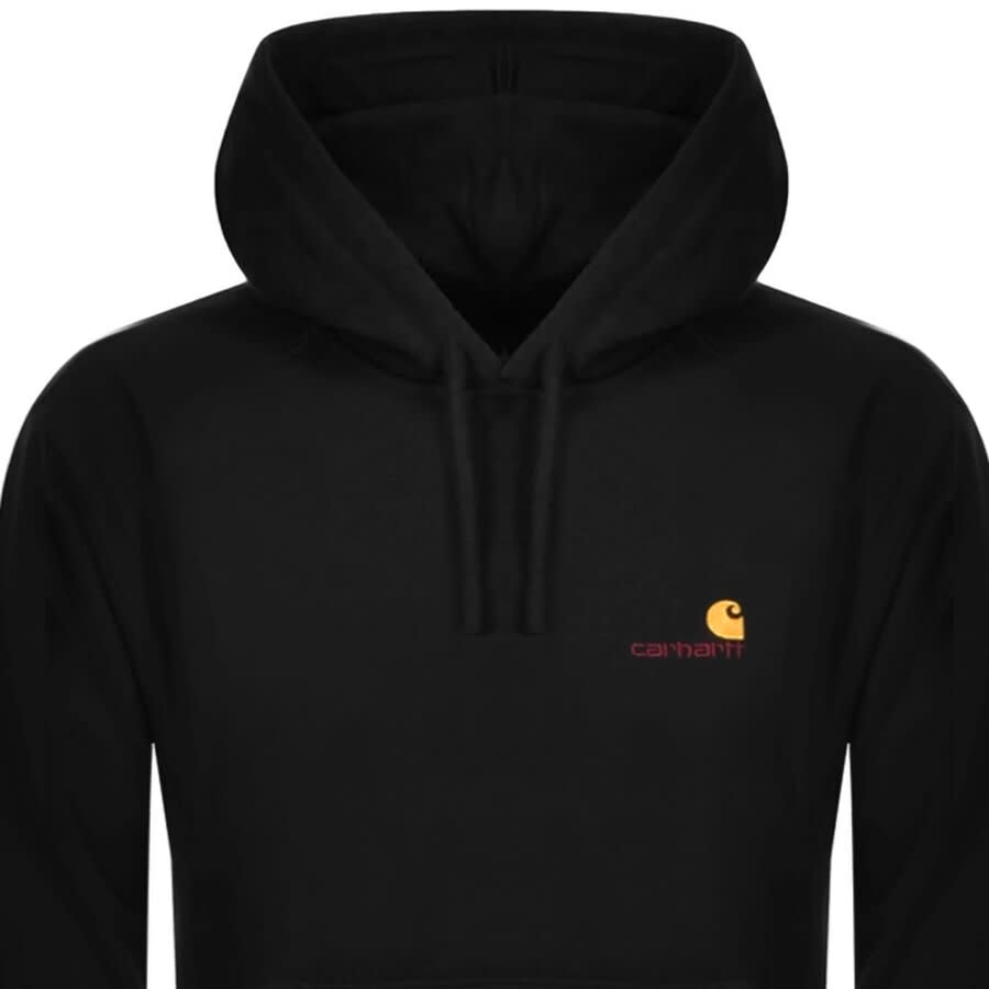 Alternative Image for ProductCarhartt Logo Hoodie Black2