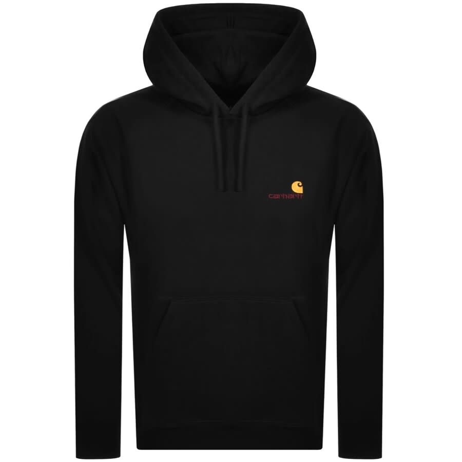 Alternative Image for ProductCarhartt Logo Hoodie Black1