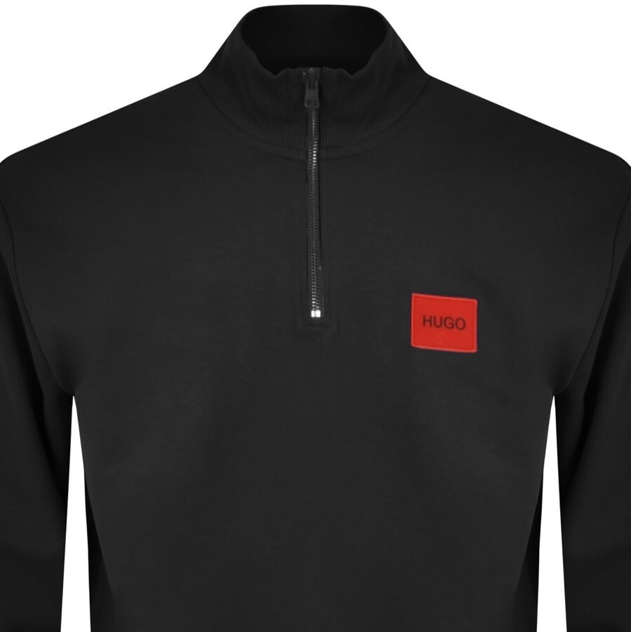 Alternative Image for ProductHUGO Durty Half Zip Sweatshirt Black2