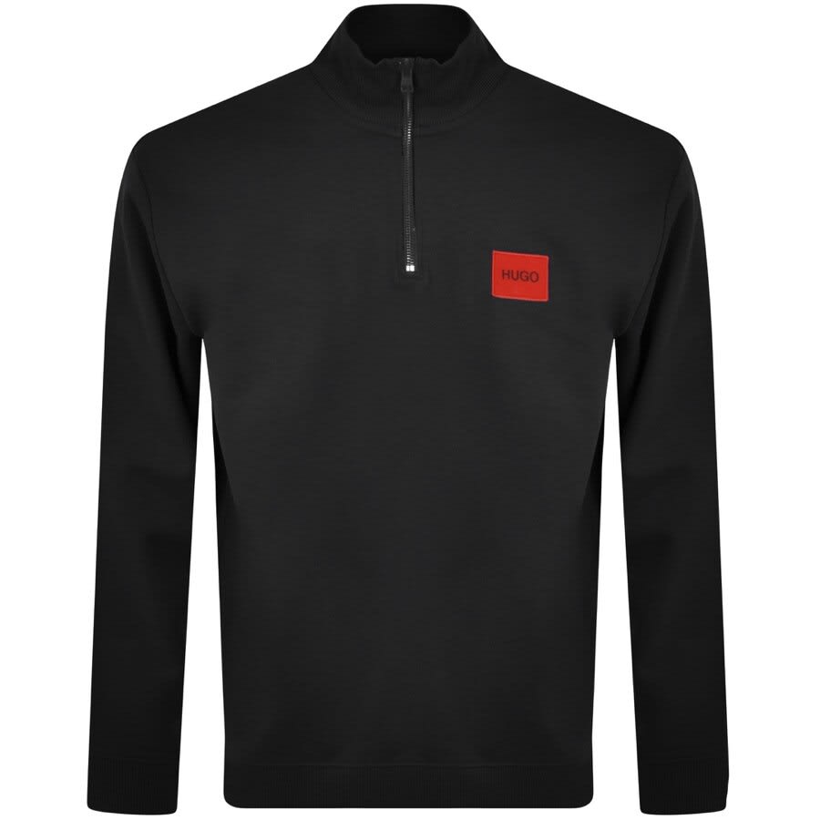 Alternative Image for ProductHUGO Durty Half Zip Sweatshirt Black1