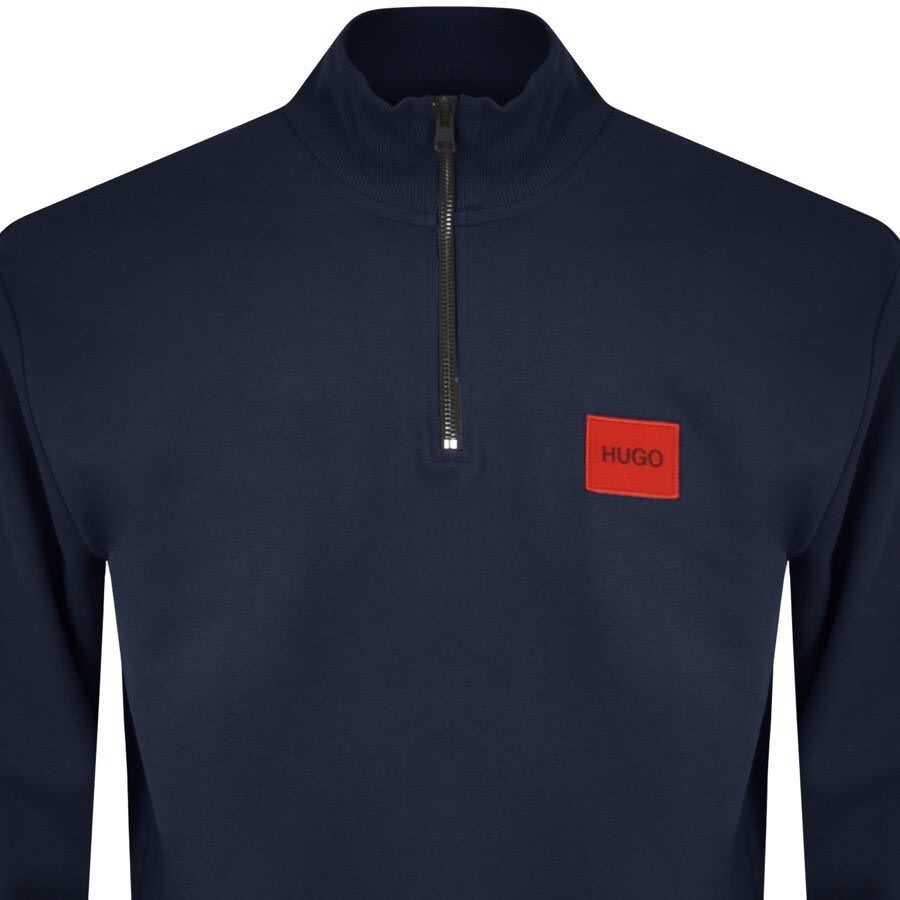 Alternative Image for ProductHUGO Durty Half Zip Sweatshirt Navy2