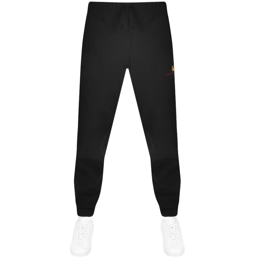 Alternative Image for ProductCarhartt American Script Jogging Bottoms Black1