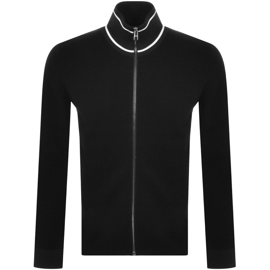 Alternative Image for ProductBOSS Urient Full Zip Knit Jumper Black1
