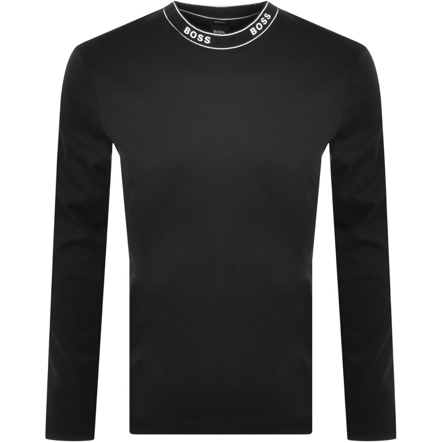 Alternative Image for ProductBOSS Talley 14 Logo Long Sleeved T Shirt Black1