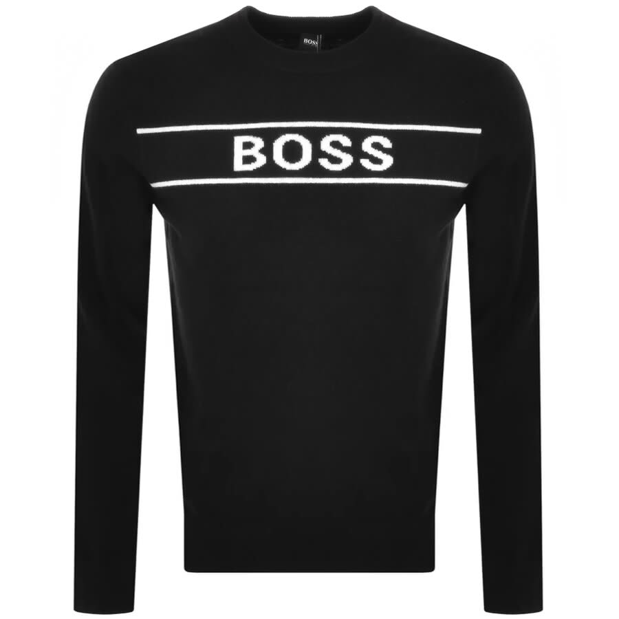 Alternative Image for ProductBOSS Ubali Knit Jumper Black1