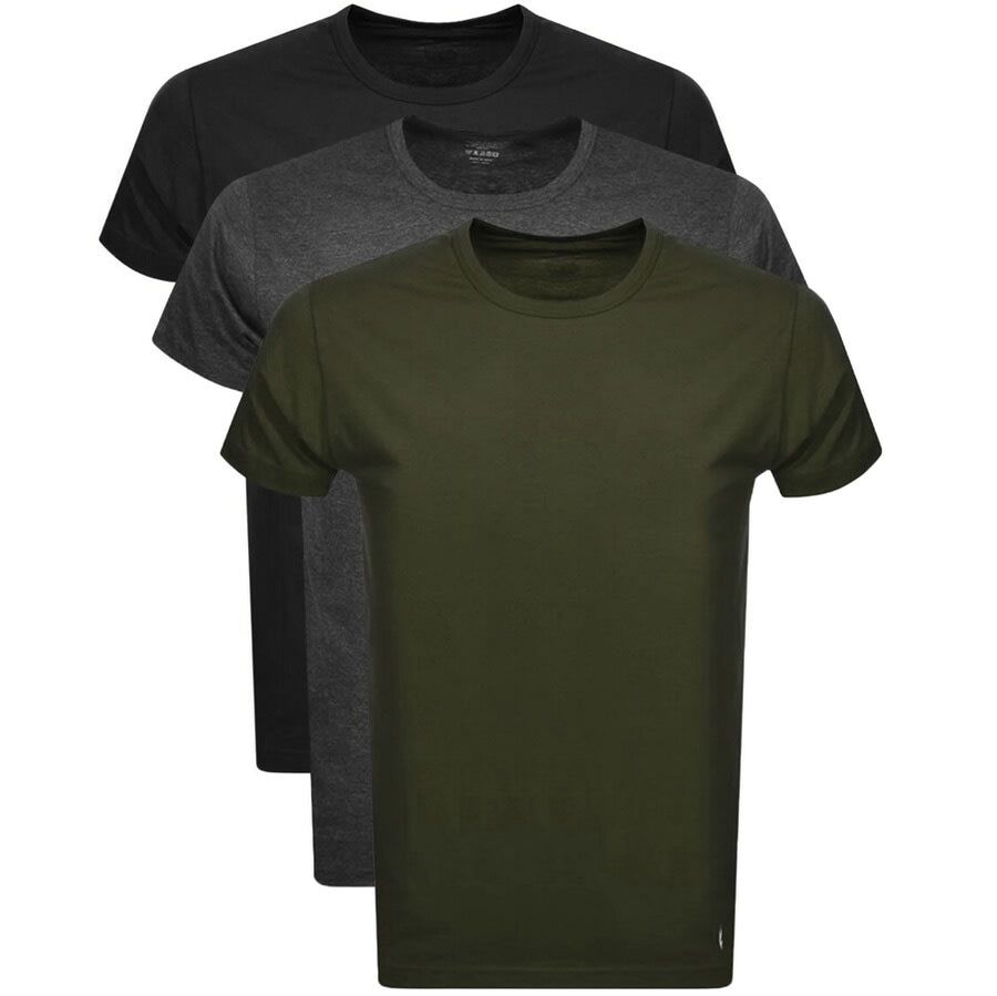 Alternative Image for ProductLyle And Scott Three Lounge Pack T Shirts Khaki1
