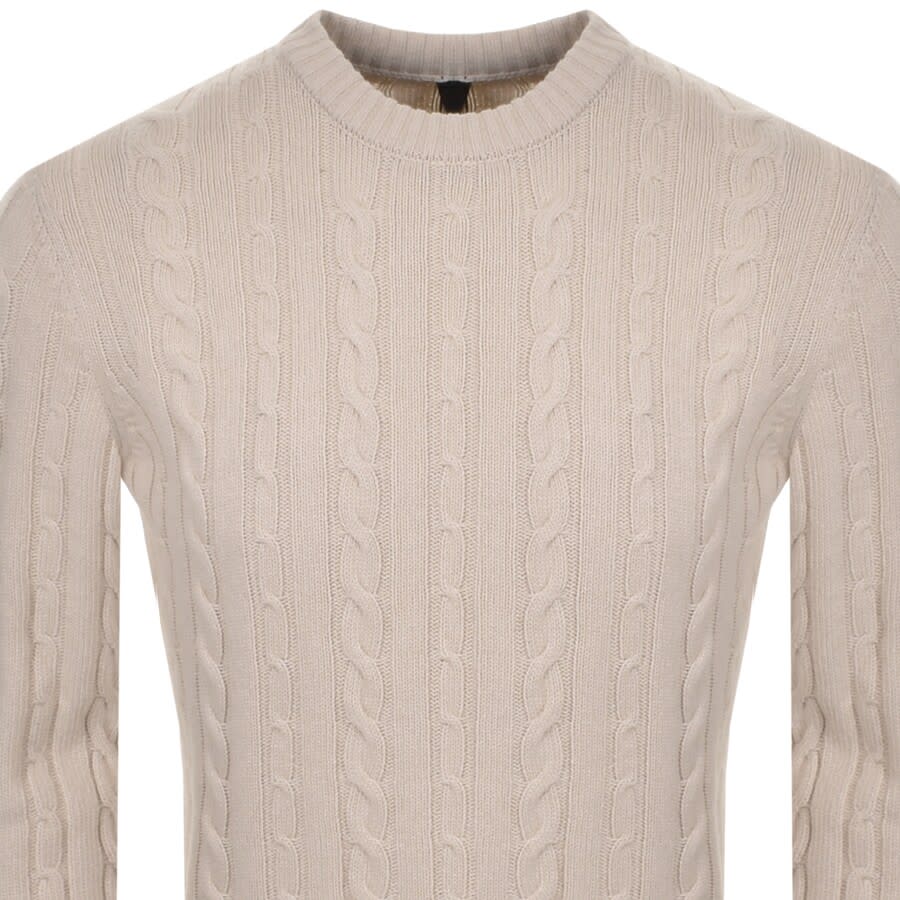 Alternative Image for ProductBOSS Namazio Cable Knit Jumper Cream2