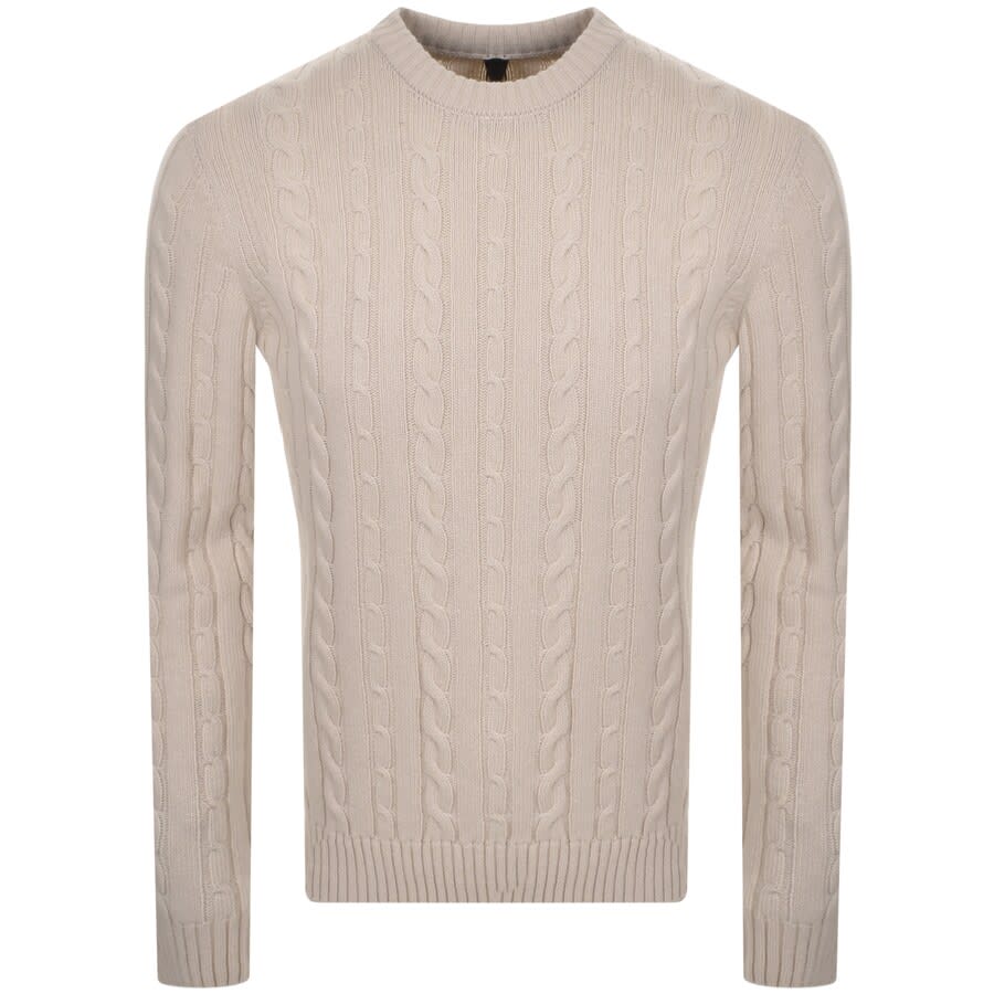 Alternative Image for ProductBOSS Namazio Cable Knit Jumper Cream1