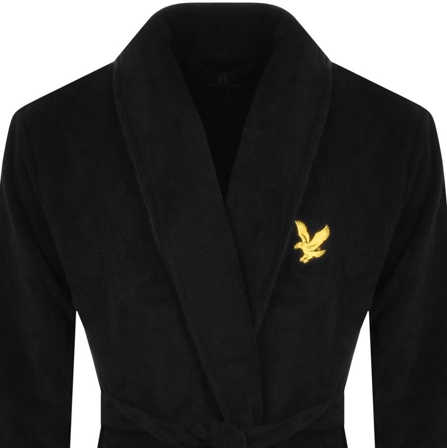 Alternative Image for ProductLyle And Scott Jeremy Dressing Gown Black2