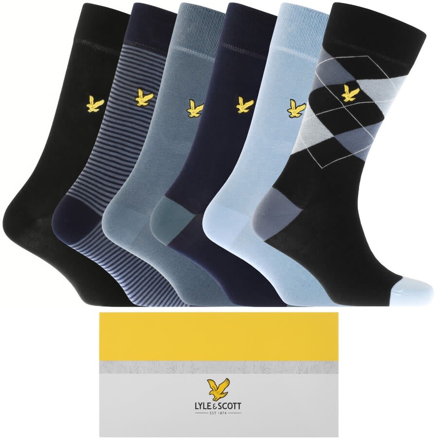 Alternative Image for ProductLyle And Scott Gift Set Six Pack Logo Socks1