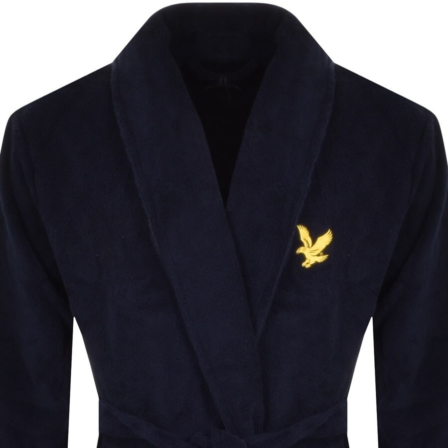Alternative Image for ProductLyle And Scott Jeremy Dressing Gown Navy2
