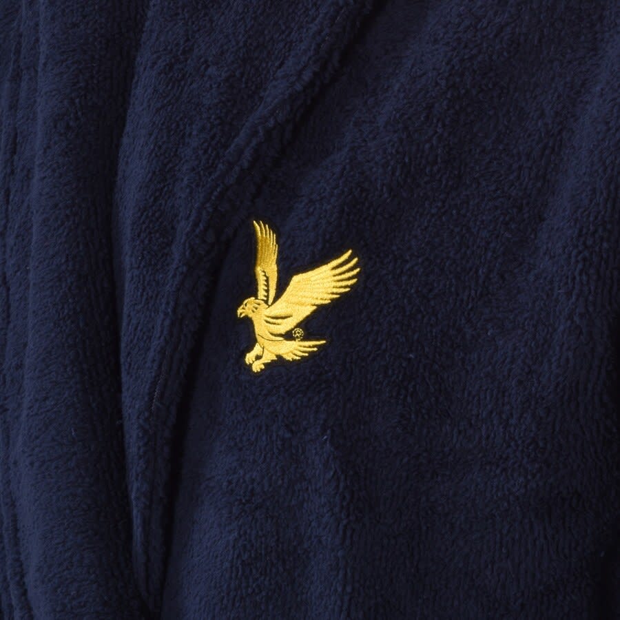 Alternative Image for ProductLyle And Scott Jeremy Dressing Gown Navy3