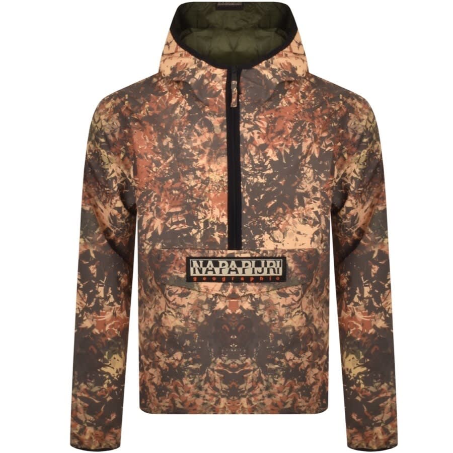 Alternative Image for ProductNapapijri Taika Fall Half Zip Camo Jacket Khaki1