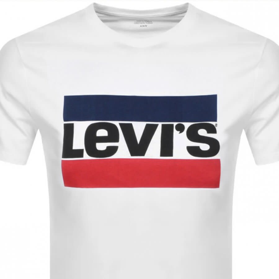 Alternative Image for ProductLevis Crew Neck Sportswear Logo T Shirt White2