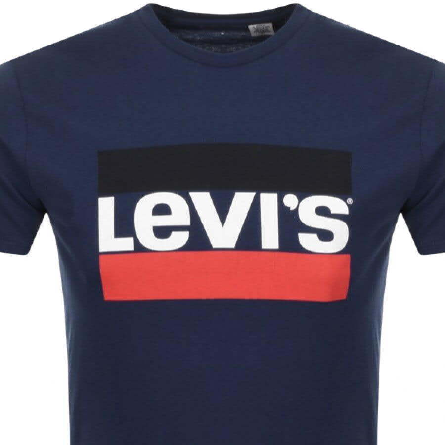 Alternative Image for ProductLevis Crew Neck Sportswear T Shirt Blue2