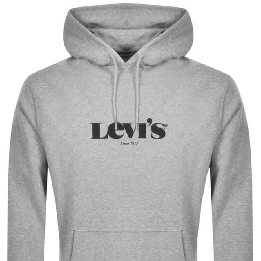 Alternative Image for ProductLevis Original Logo Hoodie Grey2