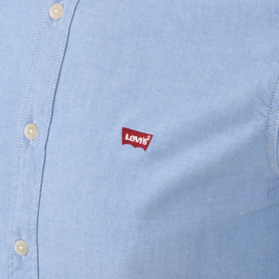 Alternative Image for ProductLevis Battery Slim Fit Long Sleeved Shirt Blue3
