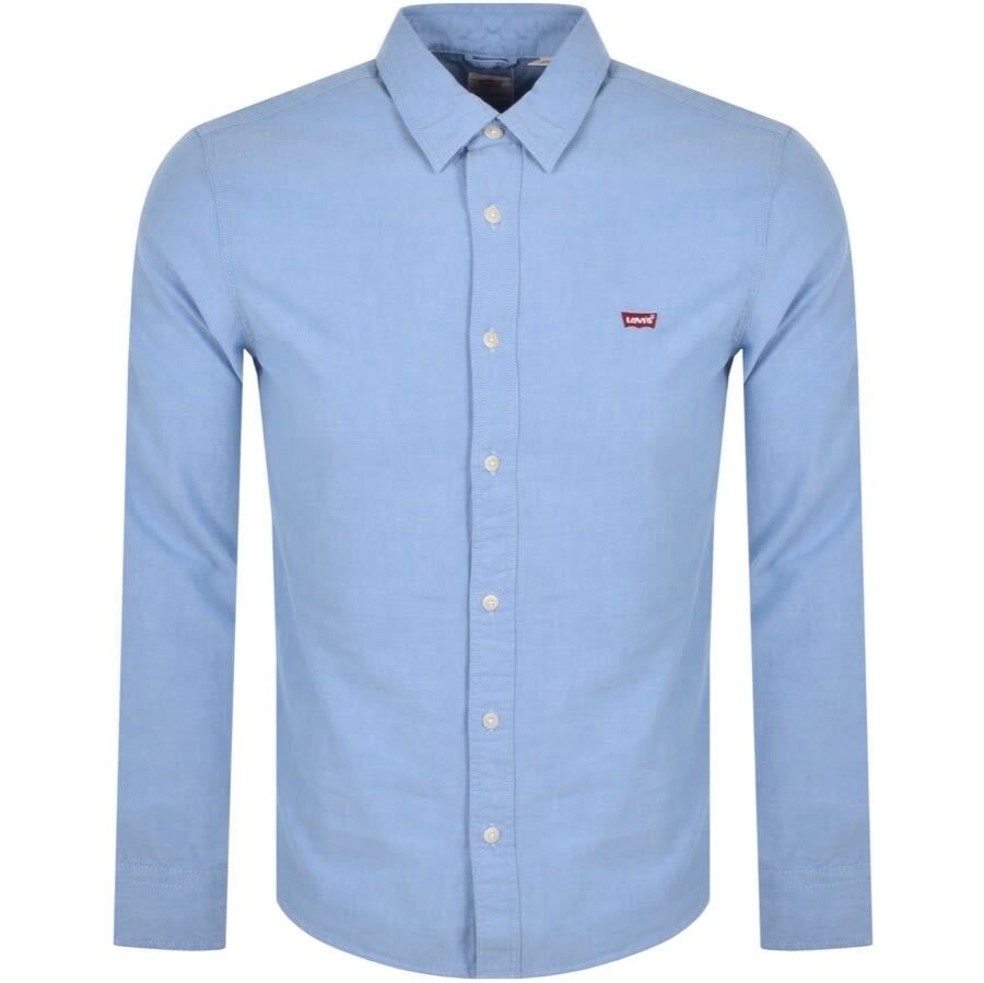 Alternative Image for ProductLevis Battery Slim Fit Long Sleeved Shirt Blue1
