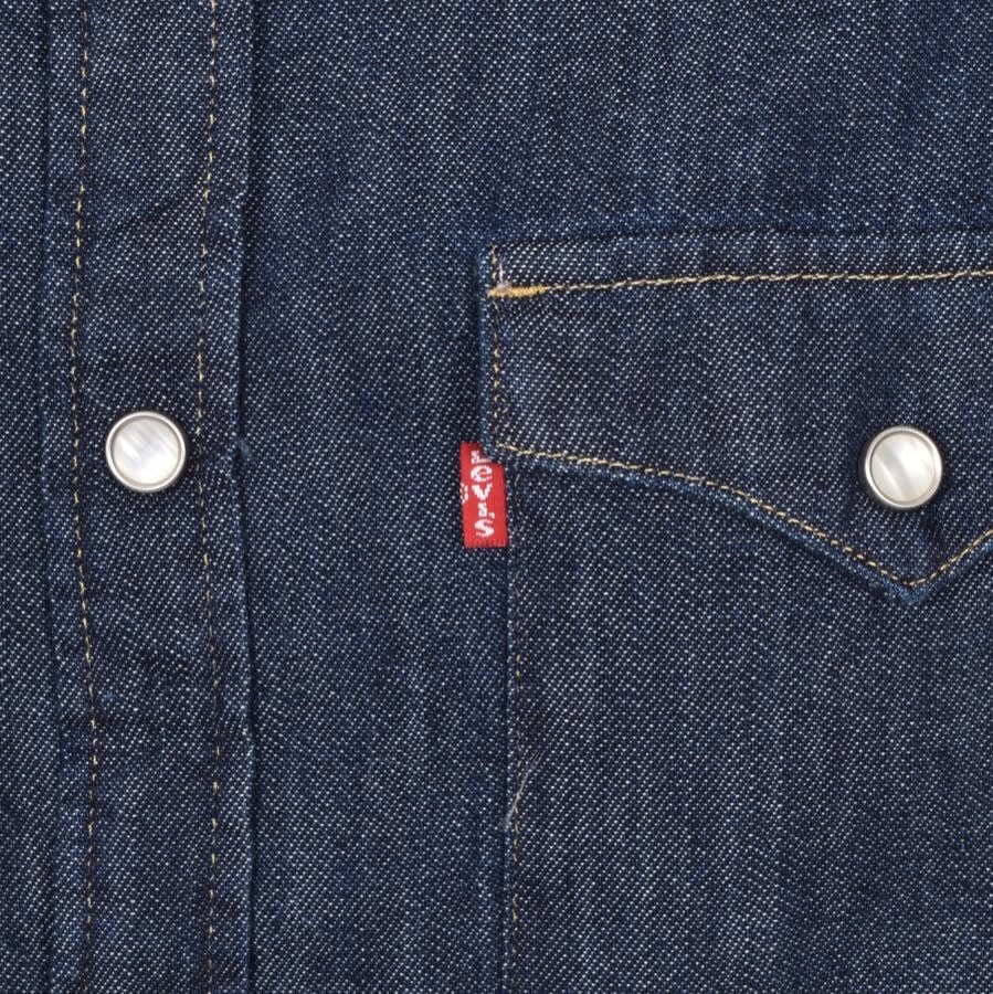 Alternative Image for ProductLevis Barstow Western Long Sleeved Shirt Navy3