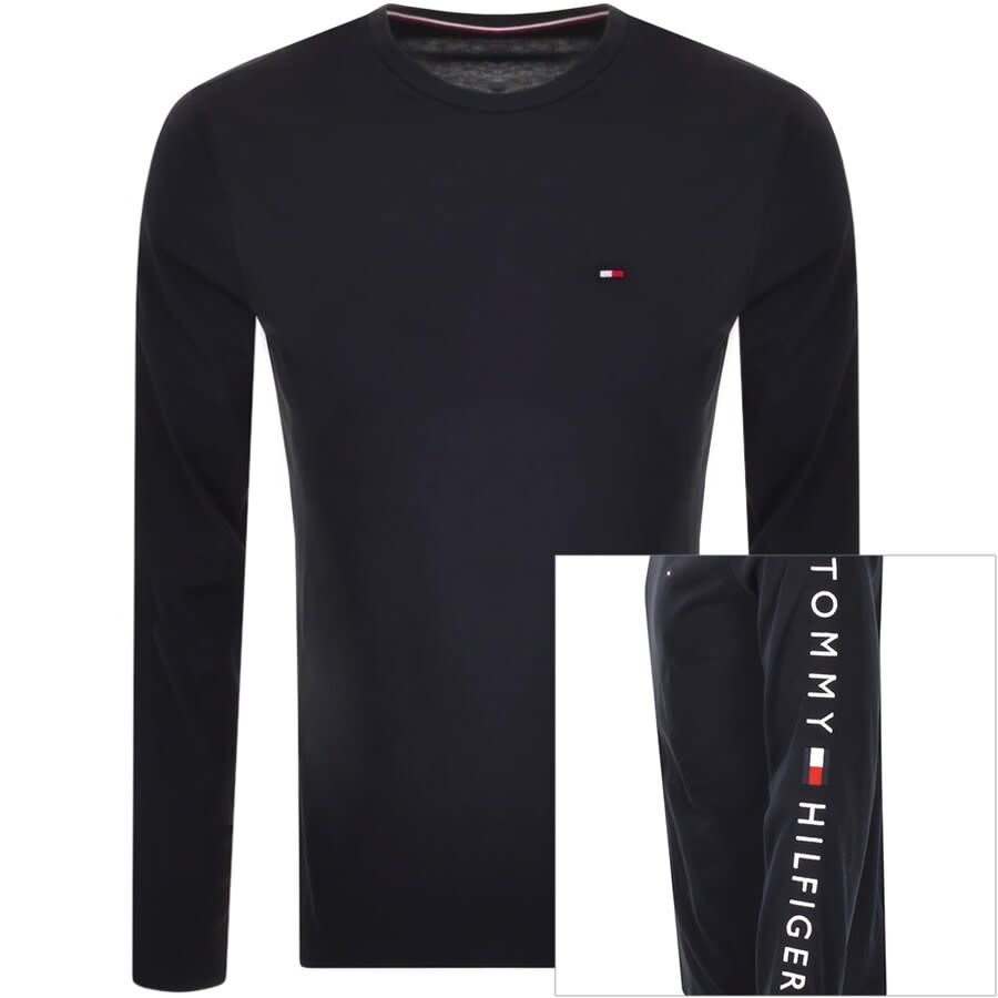 Alternative Image for ProductTommy Hilfiger Long Sleeved T Shirt Navy1