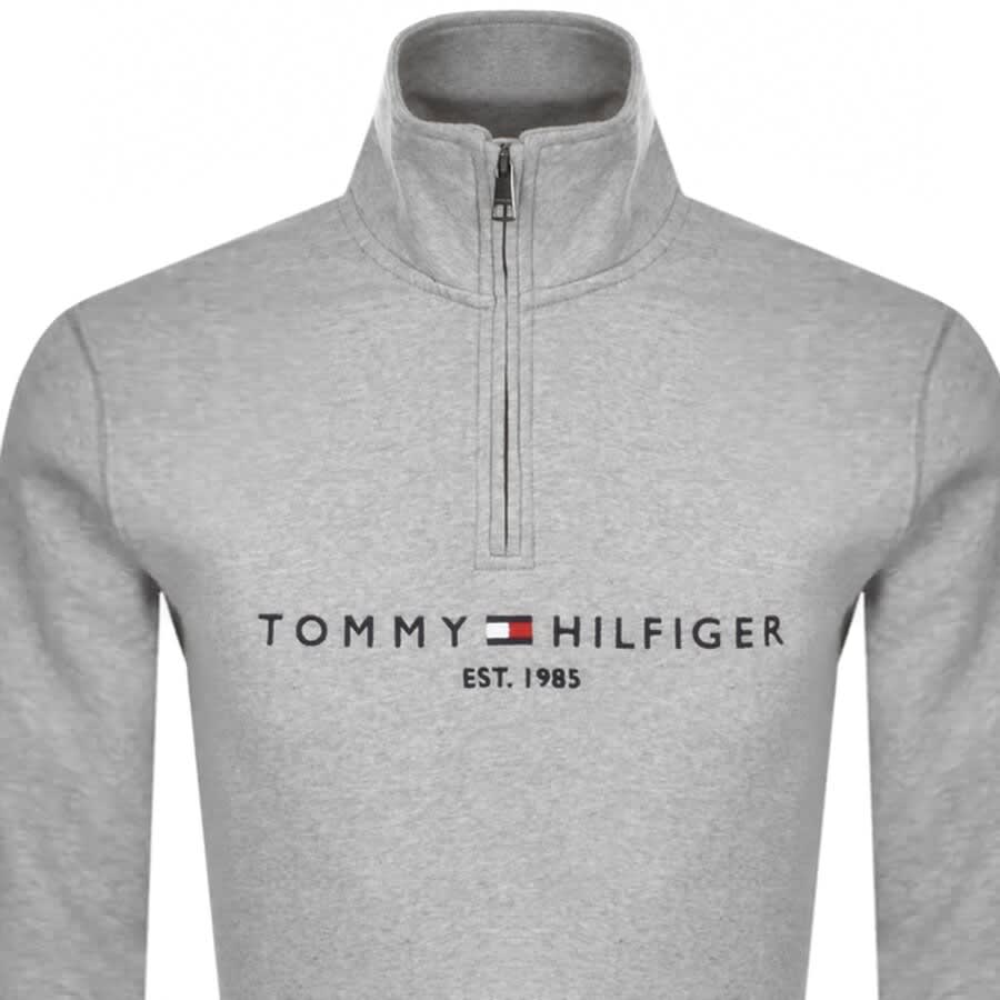 Alternative Image for ProductTommy Hilfiger Half Zip Sweatshirt Grey2