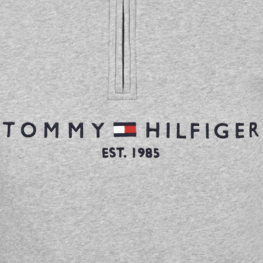 Alternative Image for ProductTommy Hilfiger Half Zip Sweatshirt Grey3