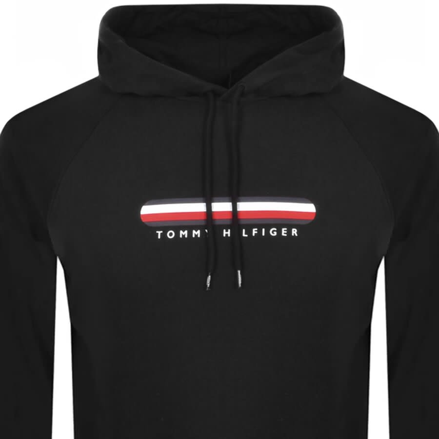 Alternative Image for ProductTommy Hilfiger Logo Pullover Hoodie Black2