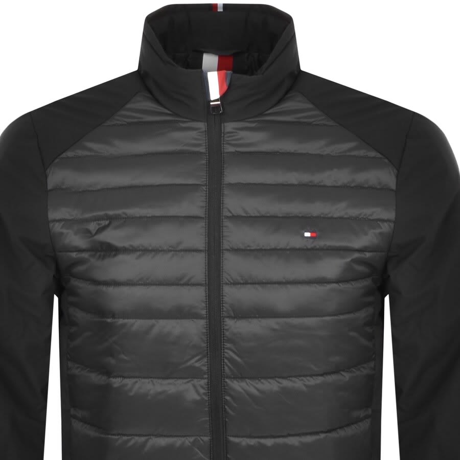 Alternative Image for ProductTommy Hilfiger Padded Mix Media Jacket Black2