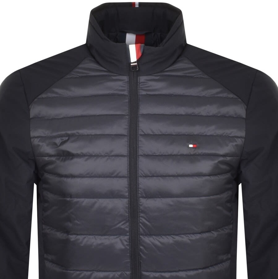 Alternative Image for ProductTommy Hilfiger Padded Mix Media Jacket Navy2