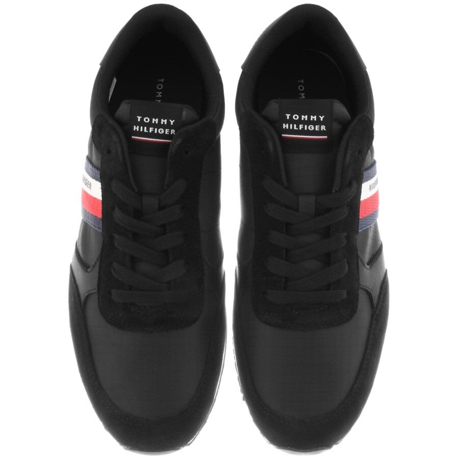 Alternative Image for ProductTommy Hilfiger Runner Mix Trainers Black3
