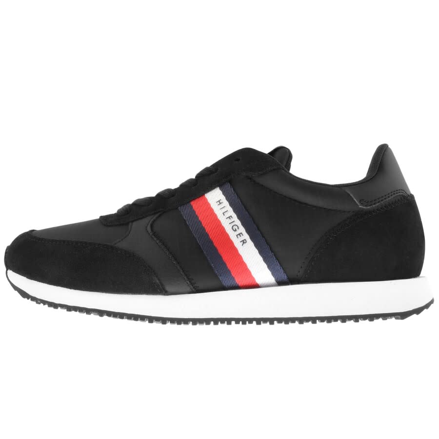 Alternative Image for ProductTommy Hilfiger Runner Mix Trainers Black1