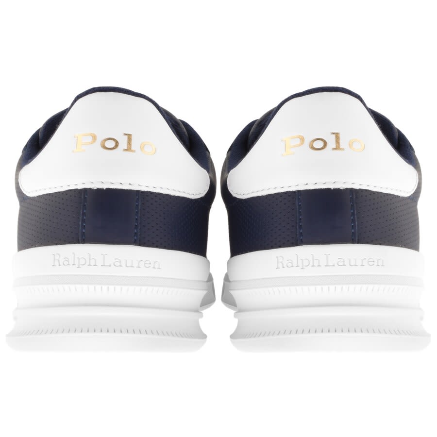 Alternative Image for ProductRalph Lauren Heritage Court Trainers Navy2