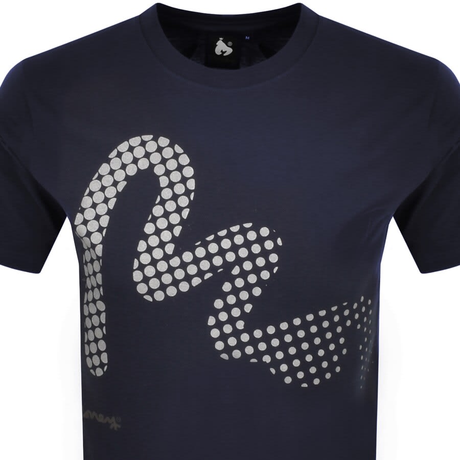 Alternative Image for ProductMoney Relec Sig Dot Crew Logo T Shirt Navy2