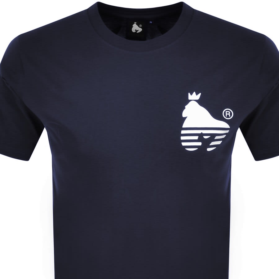 Alternative Image for ProductMoney Sport Ape Money Logo T Shirt Navy2