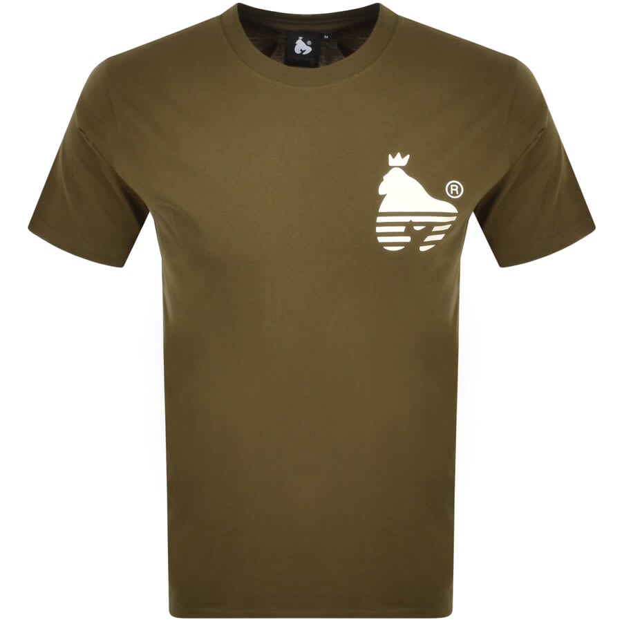 Alternative Image for ProductMoney Sport Ape Money Logo T Shirt Khaki1