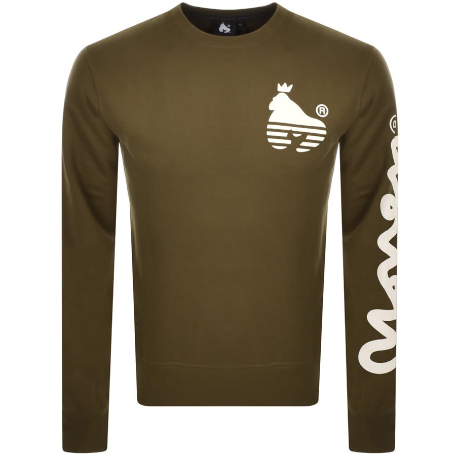 Alternative Image for ProductMoney Logo Crew Tracksuit Khaki2